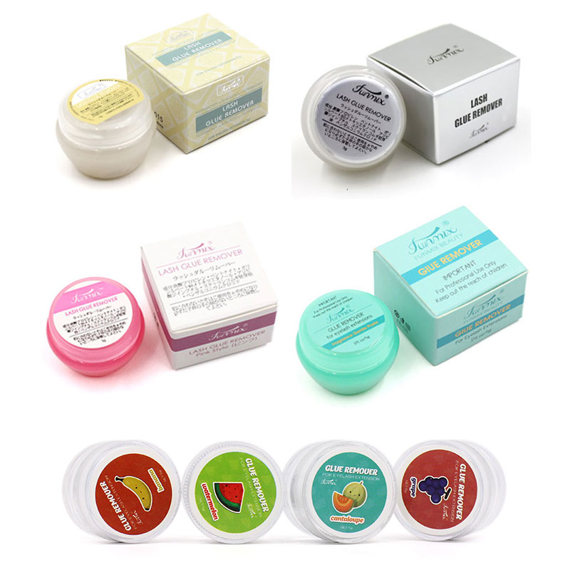 Eyelash Extension Gel Remover - 10 stücke Frucht Geschmack Wimpern Kleber