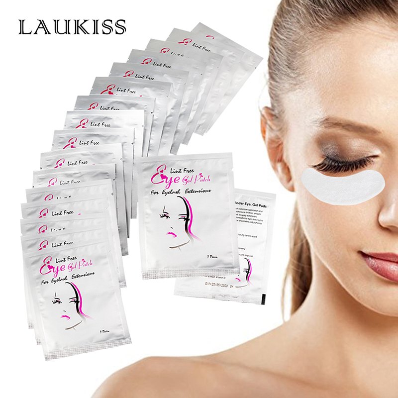 Under Eye Gel - Laukiss 50/100/200Pairs Wimpern Pad Gel Patch