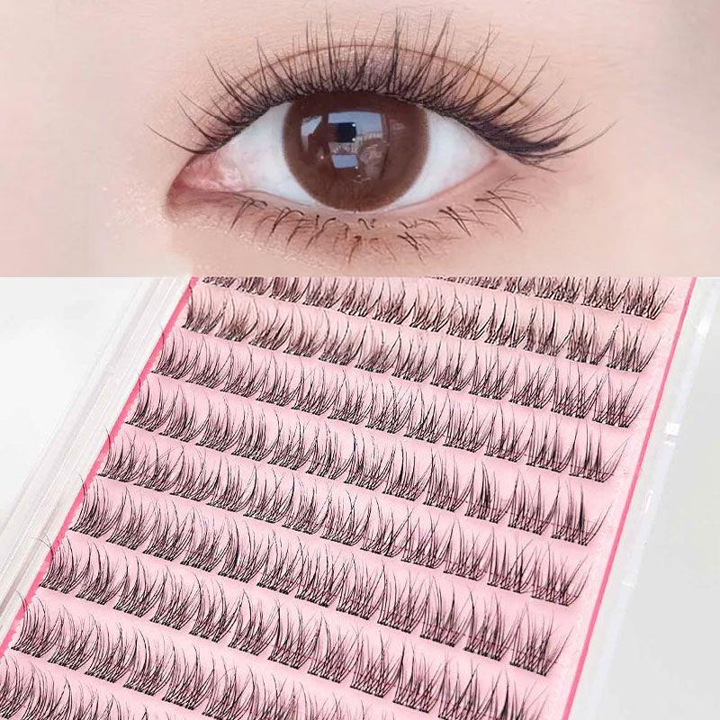 Eyelash Extension No 11 - Schwarze selbstklebende falsche Wimpern, 11–13 mm,