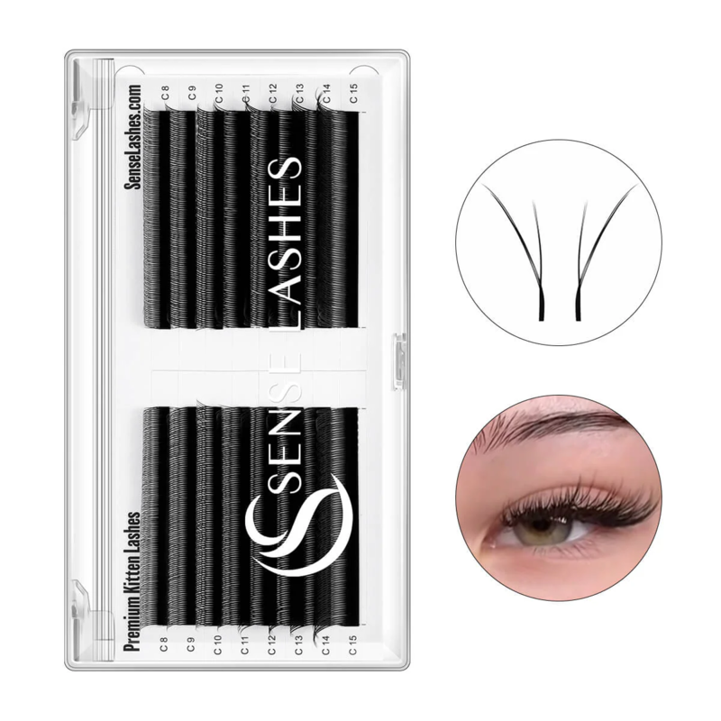 Eyelash Extension Yelix - SENSE LASHES Fox YY-Form-Wimpern 0,07 mm