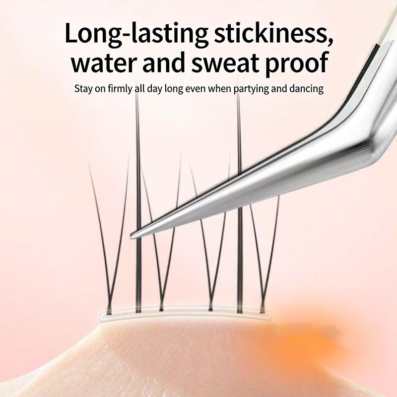 Eyelash Extension No 11 - Schwarze selbstklebende falsche Wimpern, sanft, 11–13