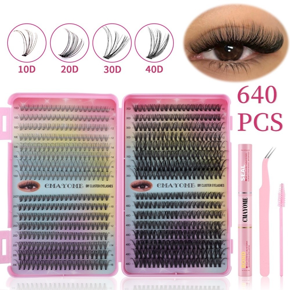 Eyelash Extension Volume Lashes - Bond and Seal Künstliche Wimpern Natürlicher
