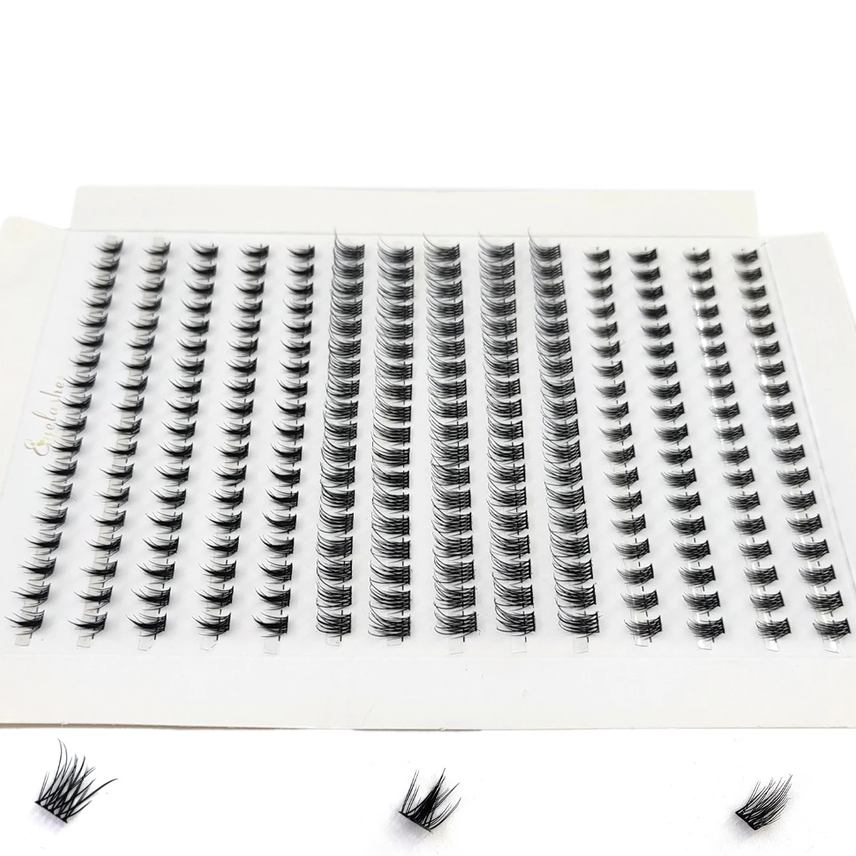 Eyelash Extension Anime - AMSDCN Bottom&Spiky Lashes Cluster Wimpern Volumen