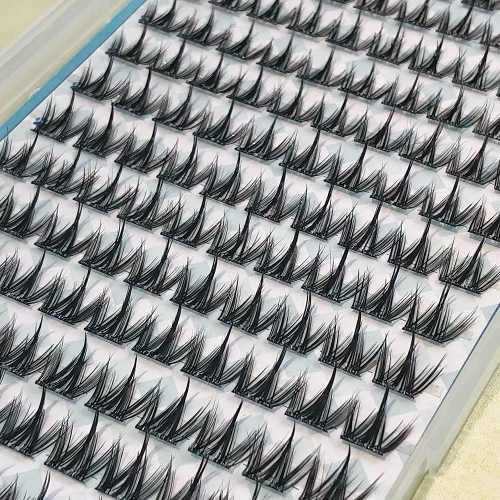 Eyelash Extension No 11 - 100/130/200 Cluster Schwarze Selbstklebende Falsche Wimpern
