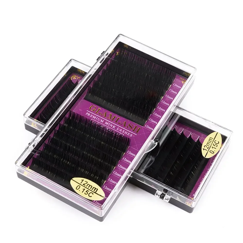 Eyelash Extension Single Lash - GLAMLASH Großhandel 16 Reihen BCCCD Curl