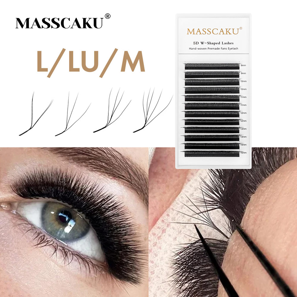 Eyelash Extension Yy - MASSCAKU YY/3D/4D/5D/6D W Form Wimpern M/L/LU