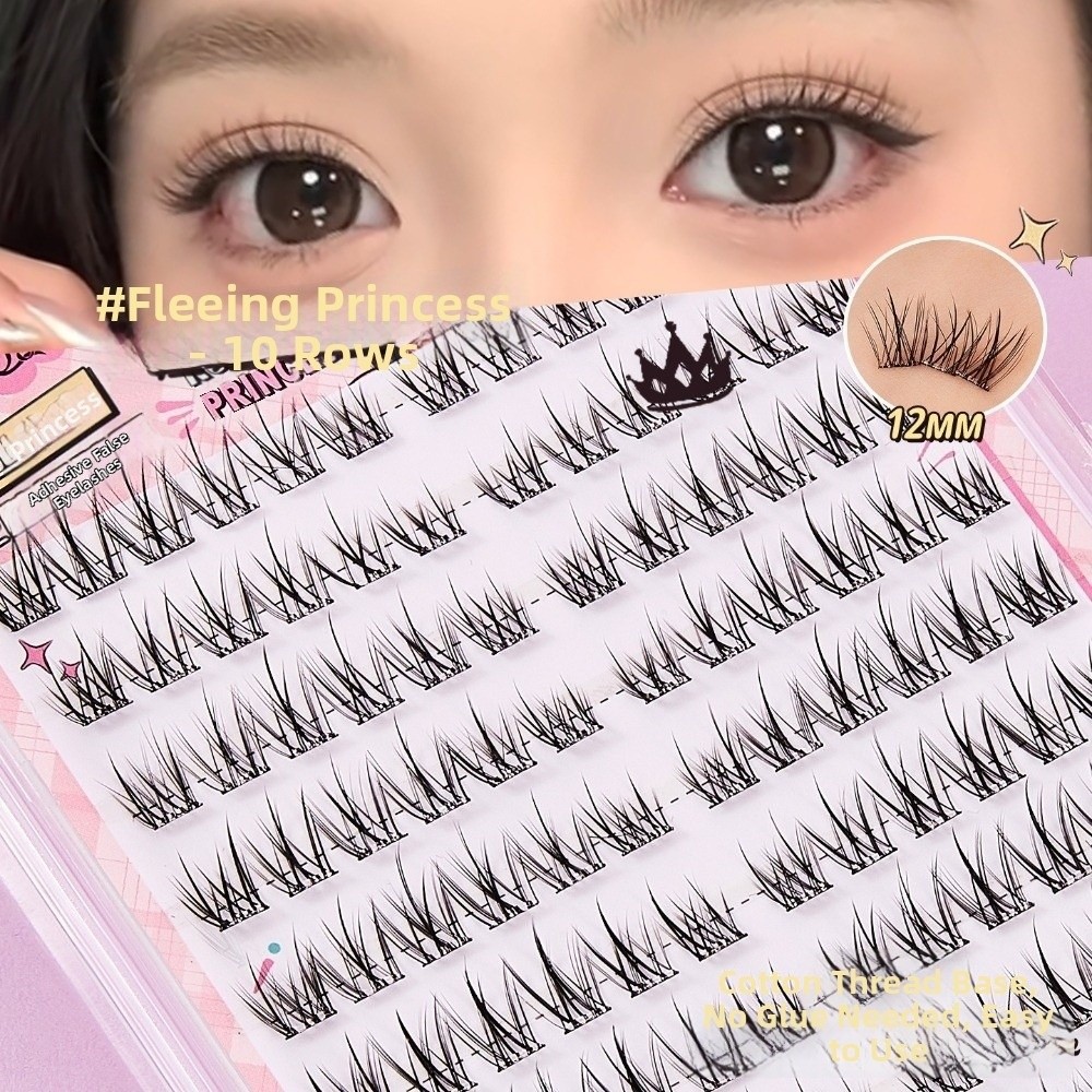 Eyelash Extension No 11 - 80 Cluster 11-12MM Selbstklebende Künstliche Wimpern