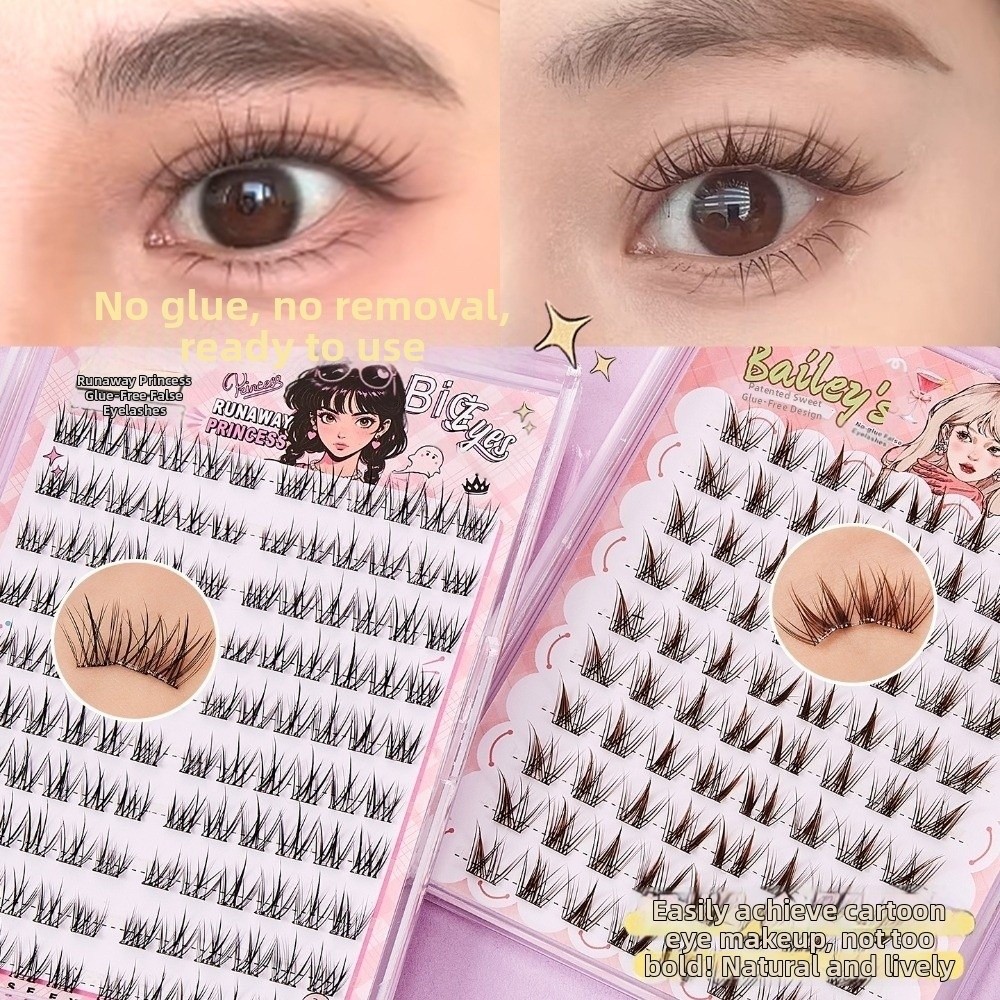 Eyelash Extension No 11 - 80 Cluster 11-12MM Selbstklebende Falsche Wimpern