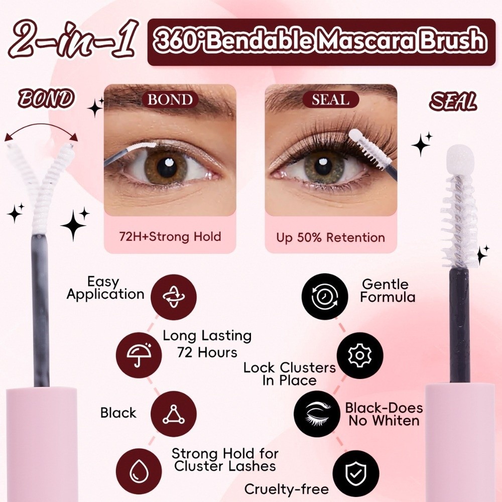 Eyelash Extension Or Extensions - 8-18mm Lange Künstliche Wimpern zum Kleben