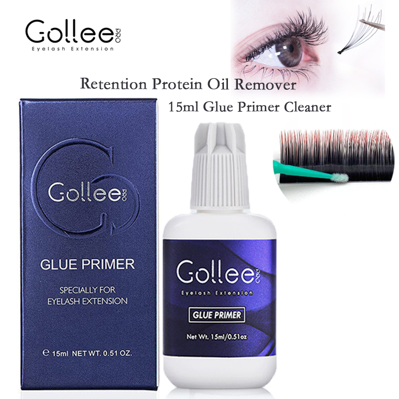 Eyelash Extension Gel Remover - Gollee 15ml Wimpern-Primer Wimpernverlängerungs-Reiniger Staub- und