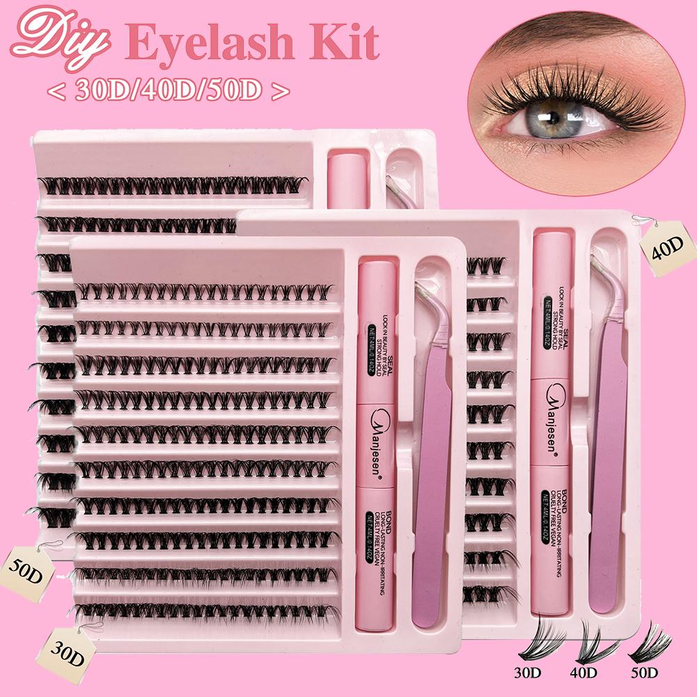 DIY Falsche Wimpern Set 30D 40 – Eyelash Extension Full Set Bewertung und Preis