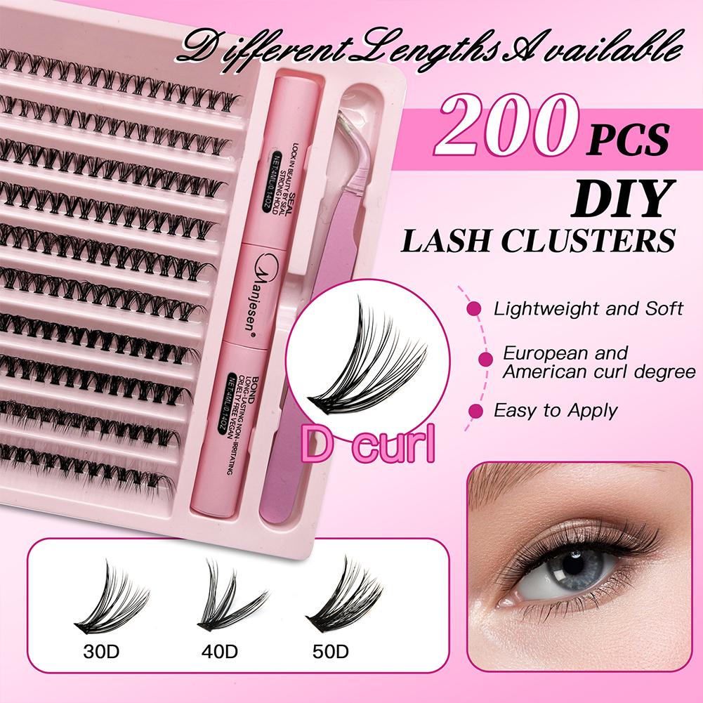 DIY Falsche Wimpern Set 30D 40 – Eyelash Extension Full Set Bewertung und Preis