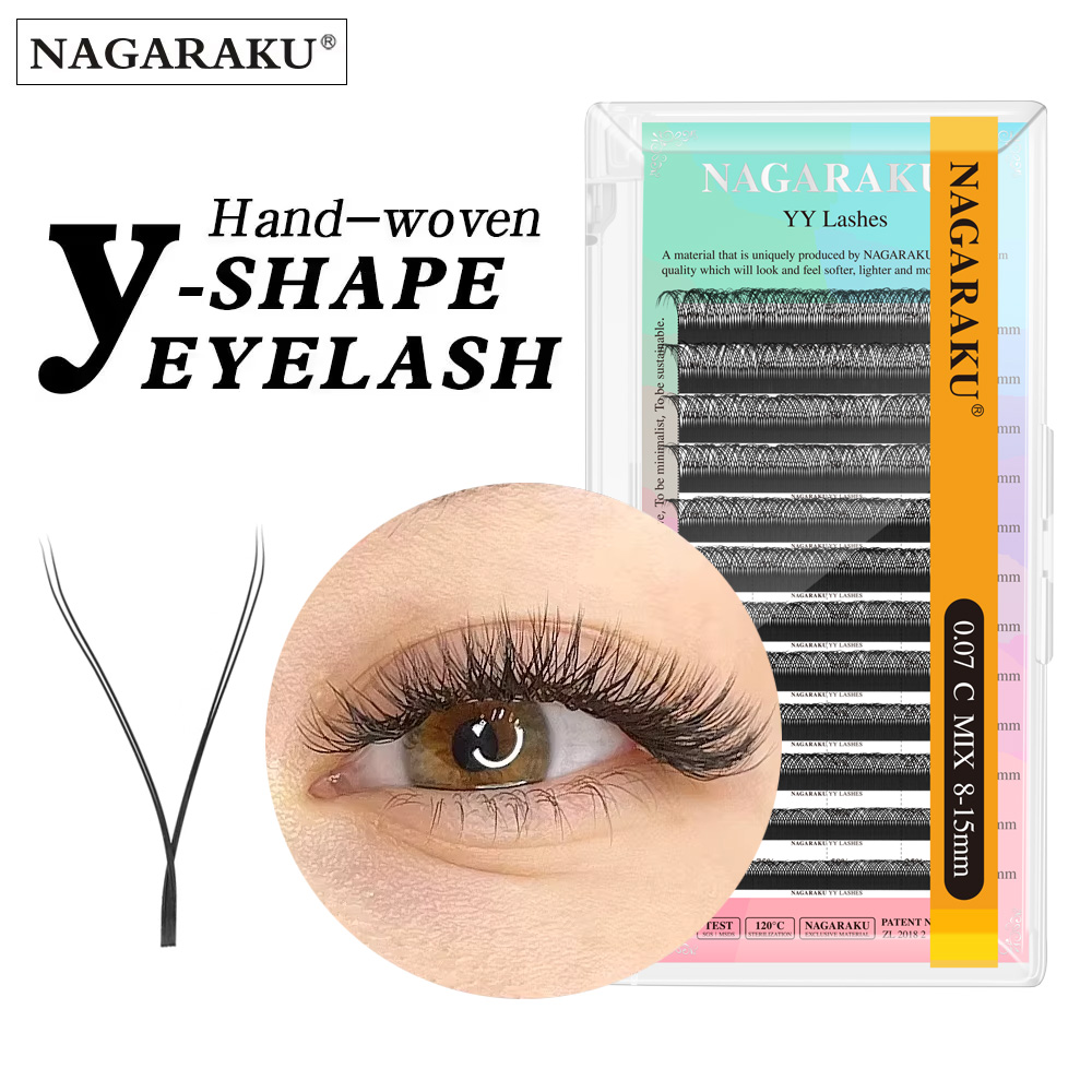 NAGARAKU YY Shape Handgewebte  – Eyelash Extension Yelix Bewertung und Preis