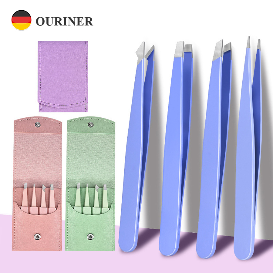 4Pcs Augenbraue Pinzette Haar  – Eyelash Extension Removal Bewertung und Preis