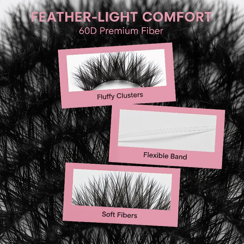 1 Set DIY Einzelwimpern Wispy  – Eyelash Extension Volume Lashes Bewertung und Preis