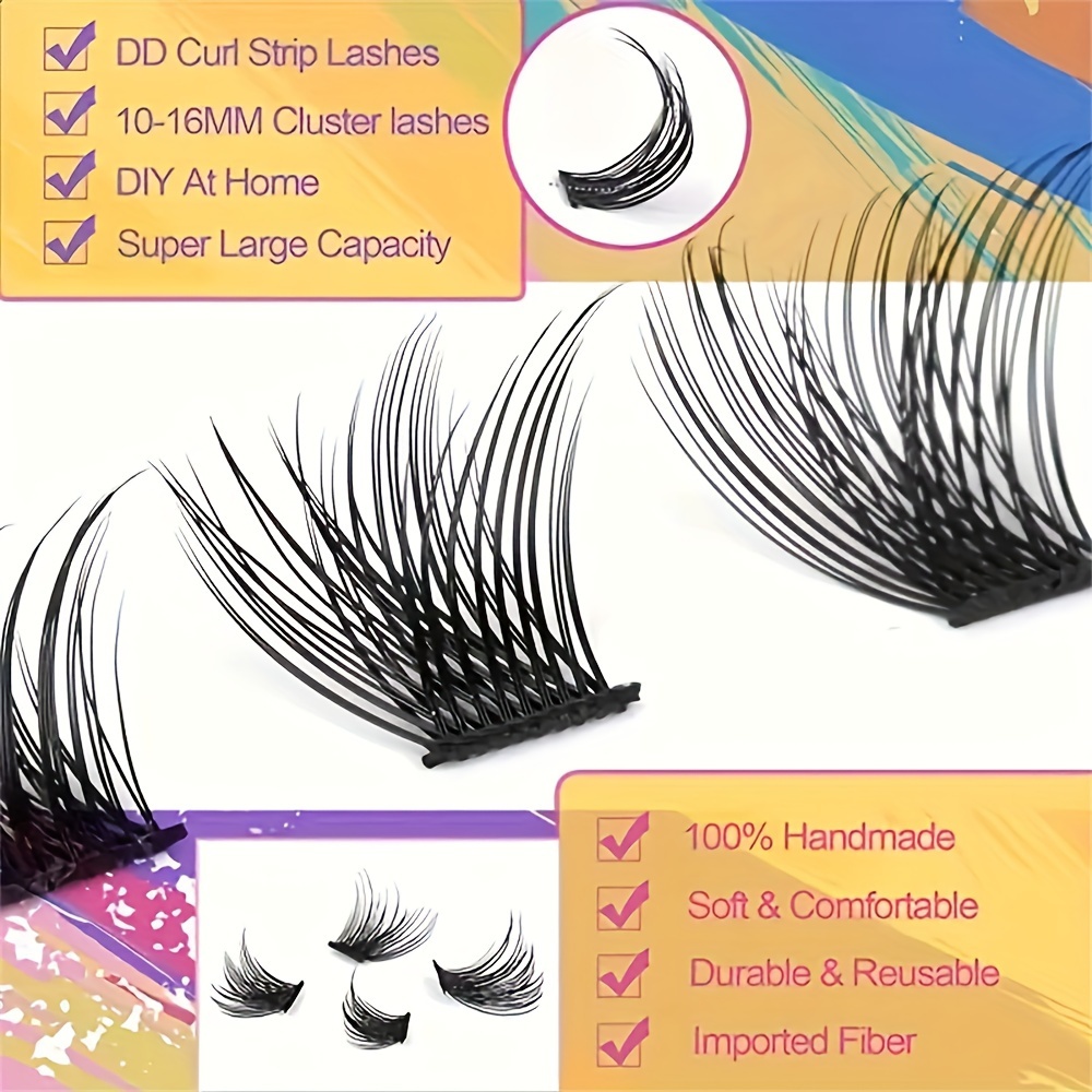 10 Reihen Einzelcluster, flaus – Eyelash Extension Single Lash Bewertung und Preis