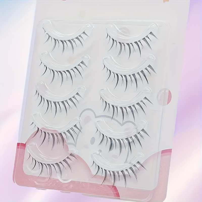 5 Paar Anime-Cosplay-Falsche W – Eyelash Extension Or Extensions Bewertung und Preis