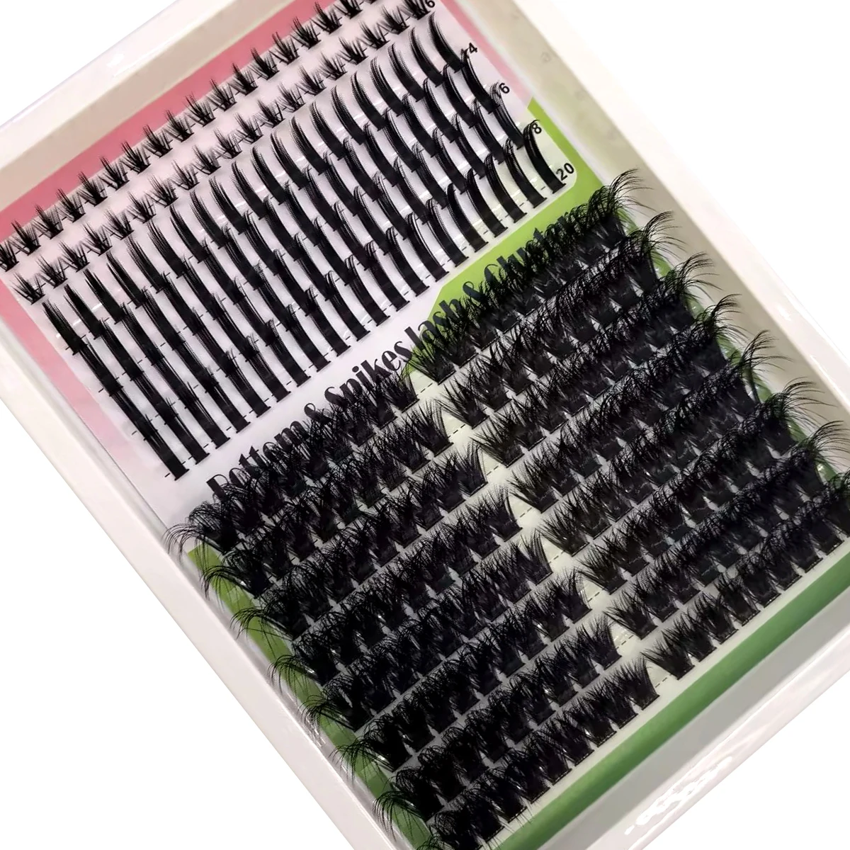 AMSDCN Spikes14Rows DIY Cluste – Eyelash Extension Full Set Bewertung und Preis