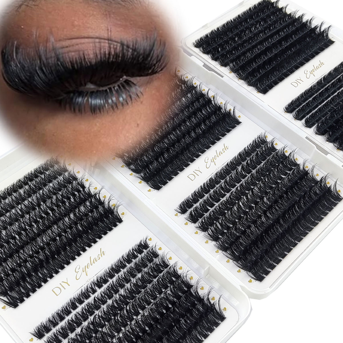 HBZGTLAD 200D-60D Volumen-Wimp – Eyelash Extension Single Lash Bewertung und Preis