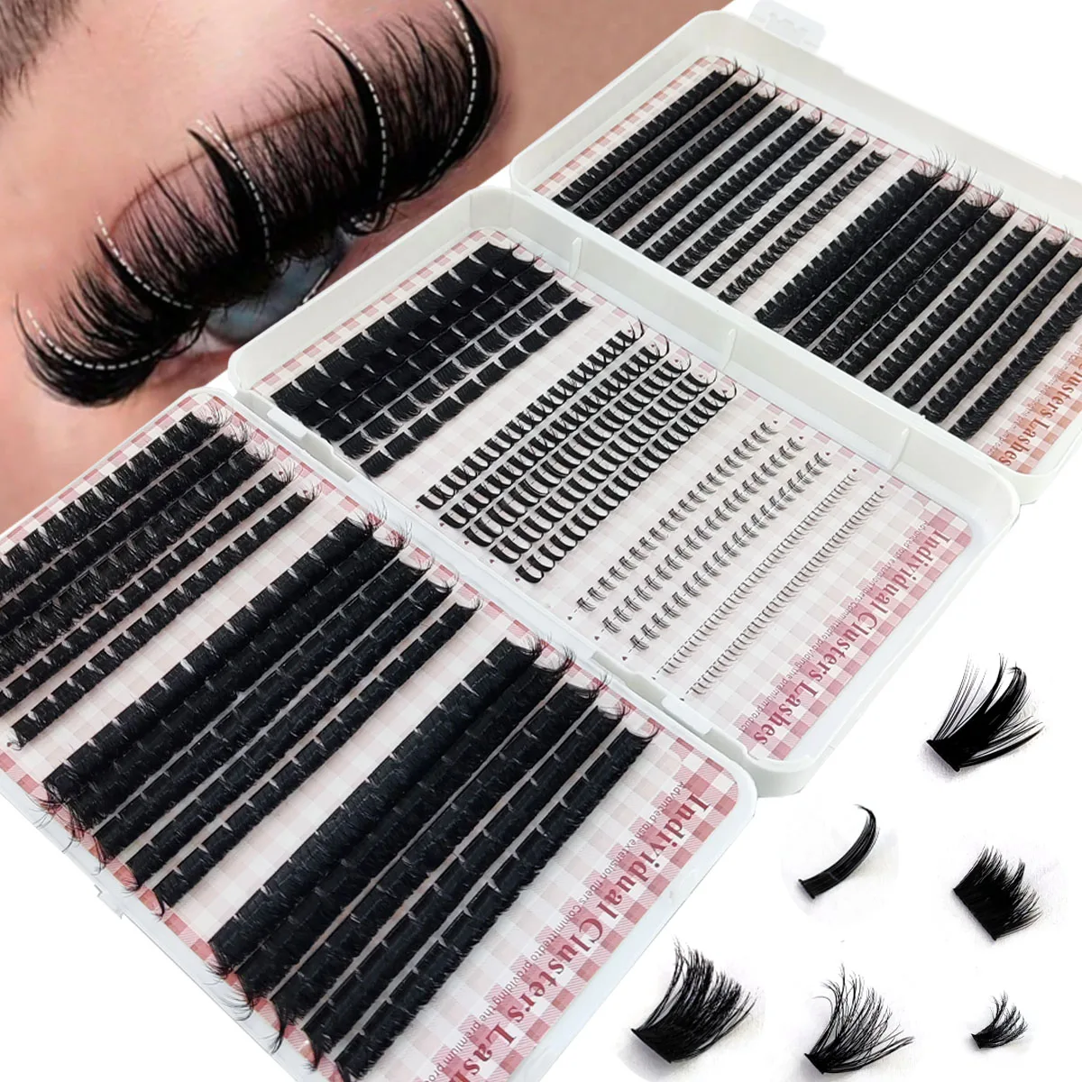 HBZGTLAD 200D-60D Volumen-Wimp – Eyelash Extension Single Lash Bewertung und Preis