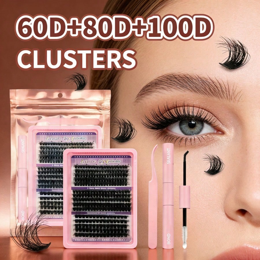 Spitze, segmentierte DIY-Clust – Eyelash Extension Volume Lashes Bewertung und Preis