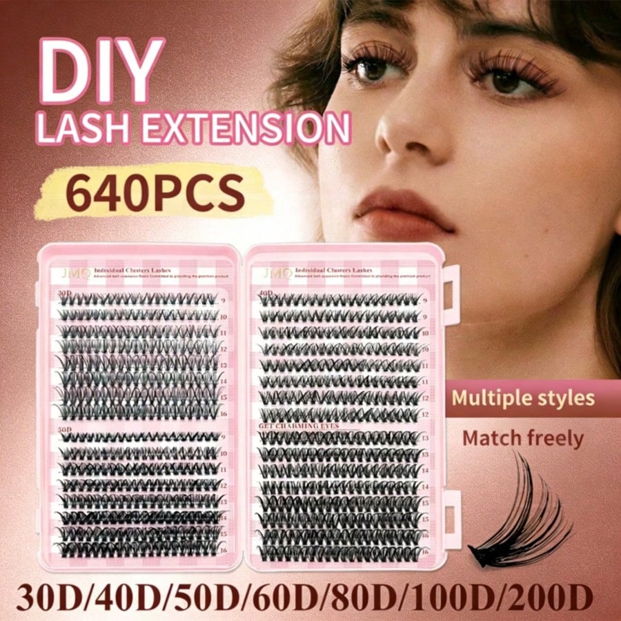 Spitze, segmentierte DIY-Clust – Eyelash Extension Volume Lashes Bewertung und Preis