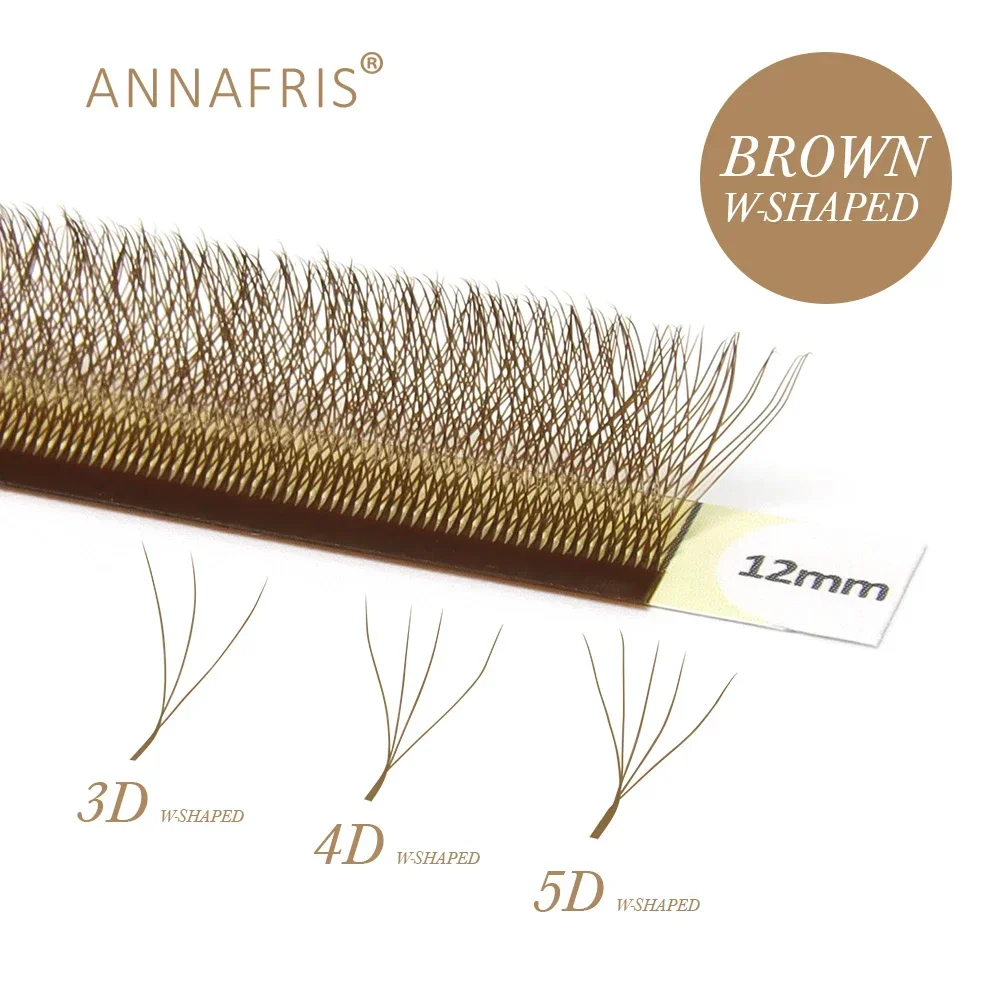 ANNAFRIS Braune W-förmige Wimp – Eyelash Extension Yelix Bewertung und Preis