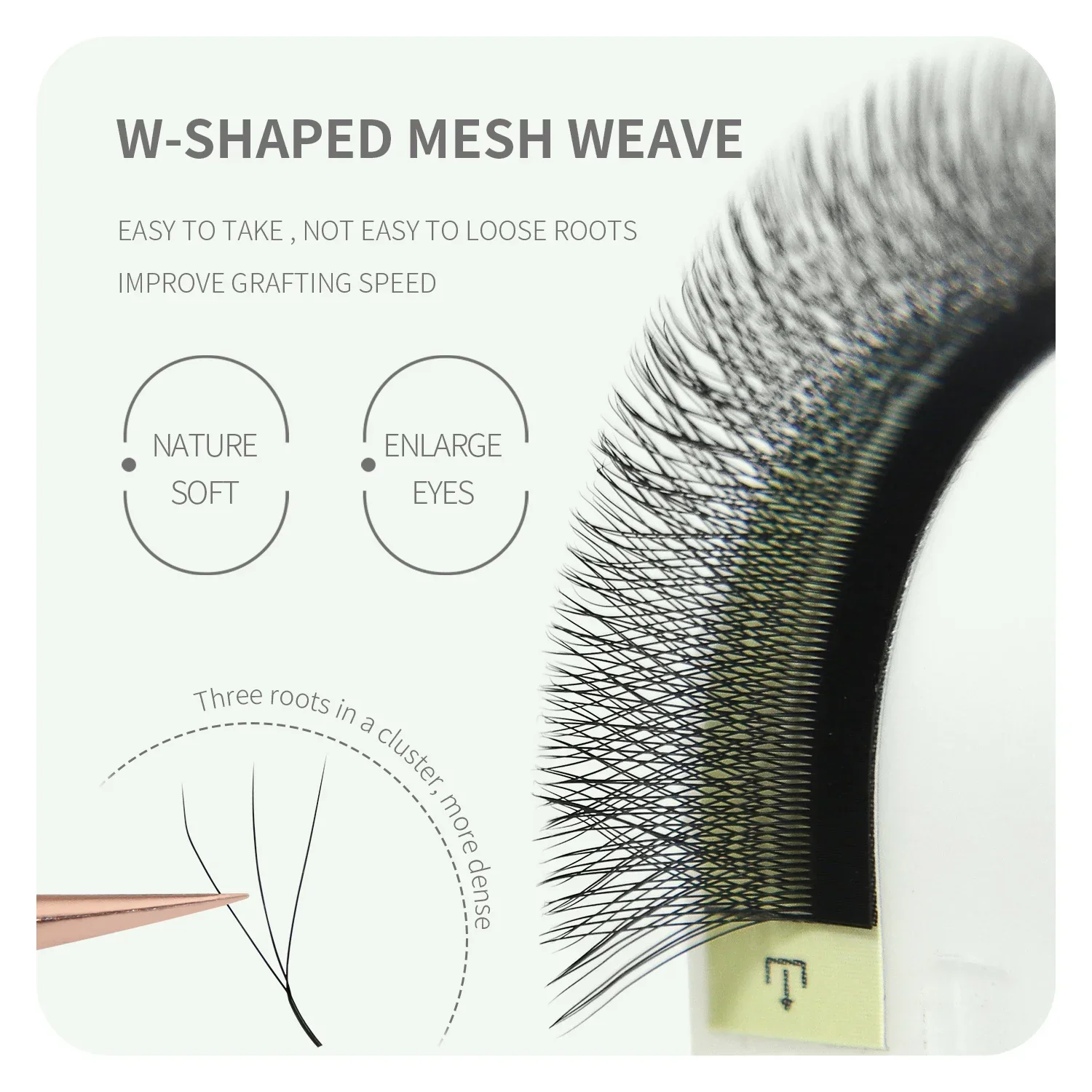 ANNAFRIS Braune W-förmige Wimp – Eyelash Extension Yelix Bewertung und Preis