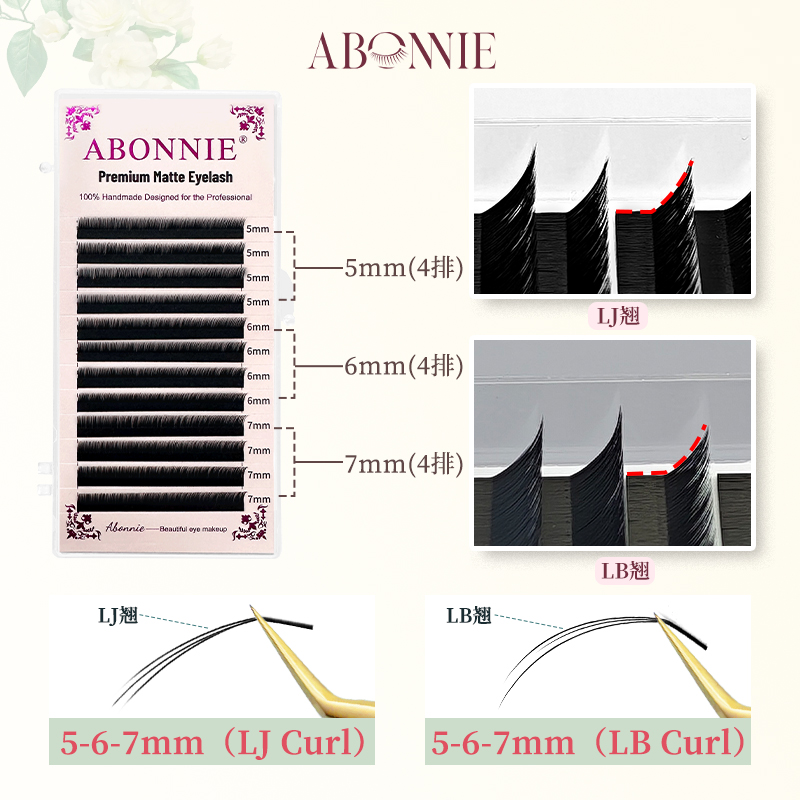 Abonnie LJ Vorgebundene untere – Eyelash Extension Anime Bewertung und Preis
