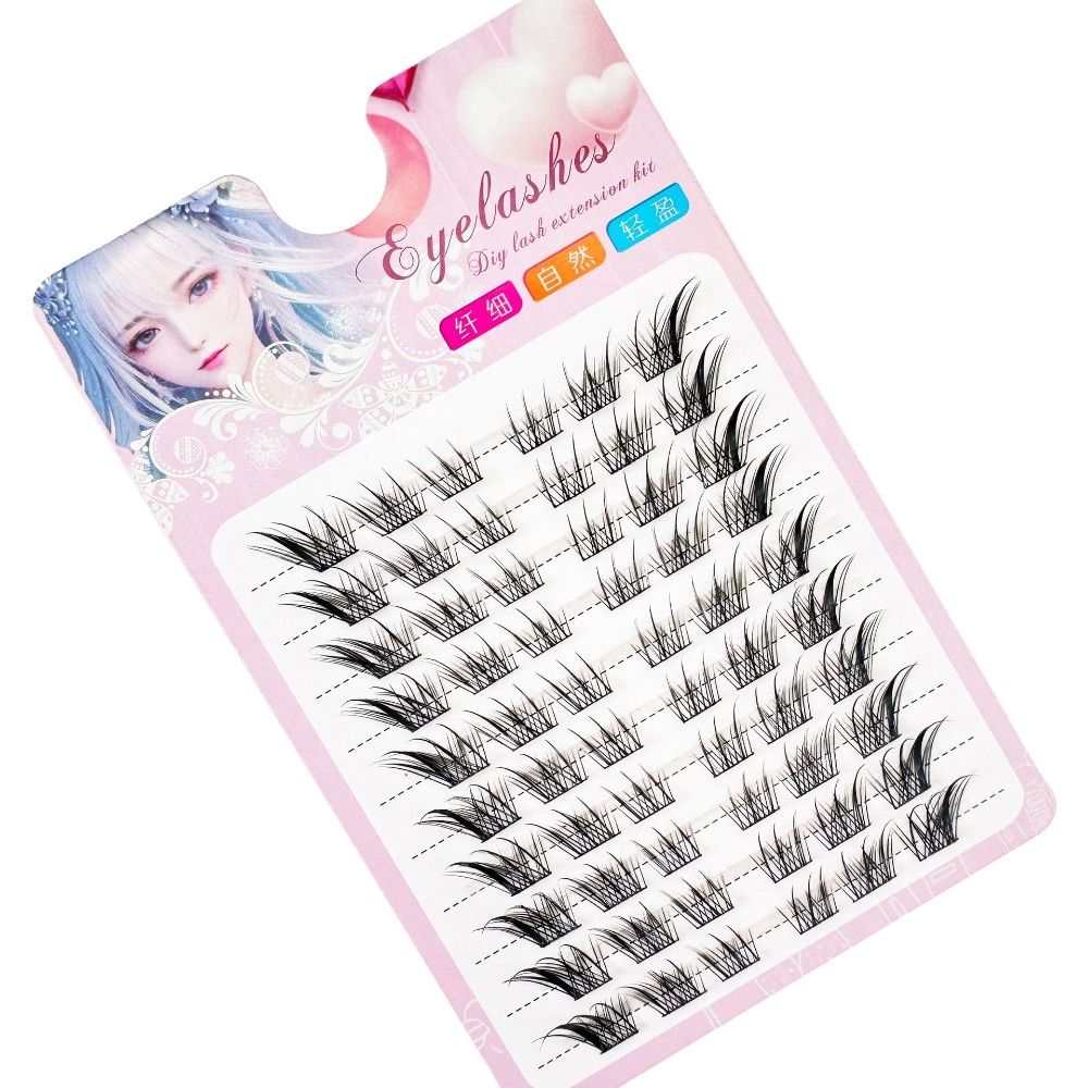 3D Cat Eye Clusters Wimpern Na – Eyelash Extension Anime Bewertung und Preis