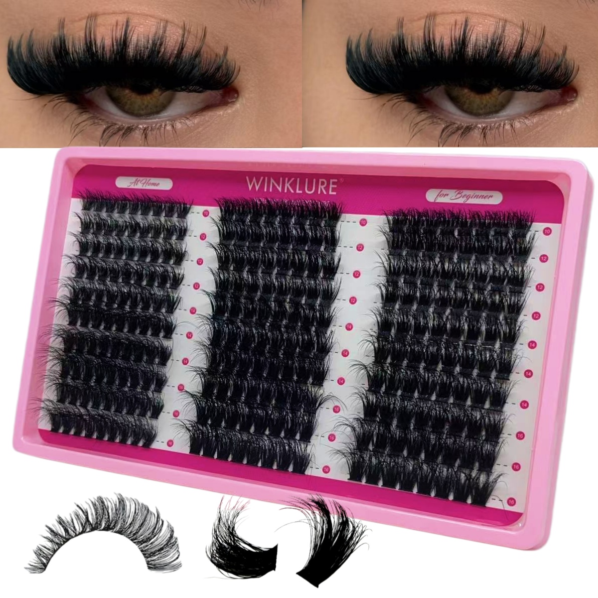 WINKLURE Flauschige Wimpernbüs – Eyelash Extension Volume Lashes Bewertung und Preis