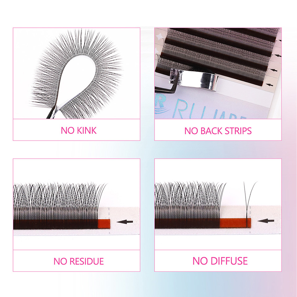 RUJADE 2D Y-Form Wimpern Netzg – Eyelash Extension Single Lash Bewertung und Preis